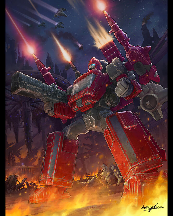 Transformers WFC:Siege Ironhide & Sixgun (Online art show, reach out to artist for sales Procreate digital illustration. by Kanghee Park (Redming) - @redming_00