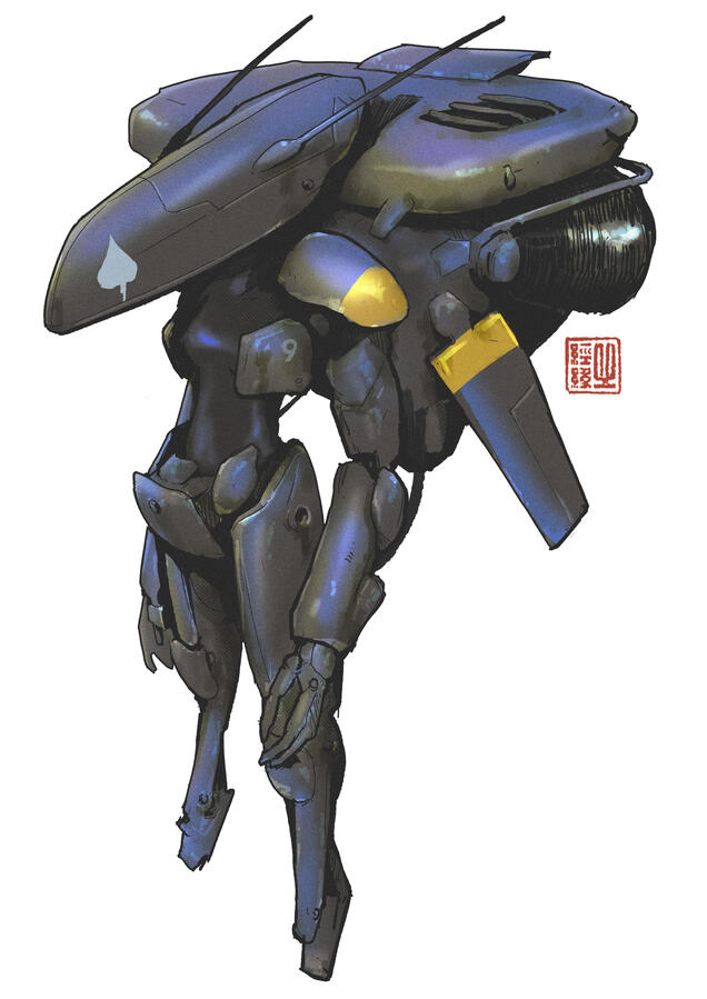 Valknaut (Online art show, reach out to artist for sales Digital concept illustration by Jeffrey Chew - @popkon_illust
