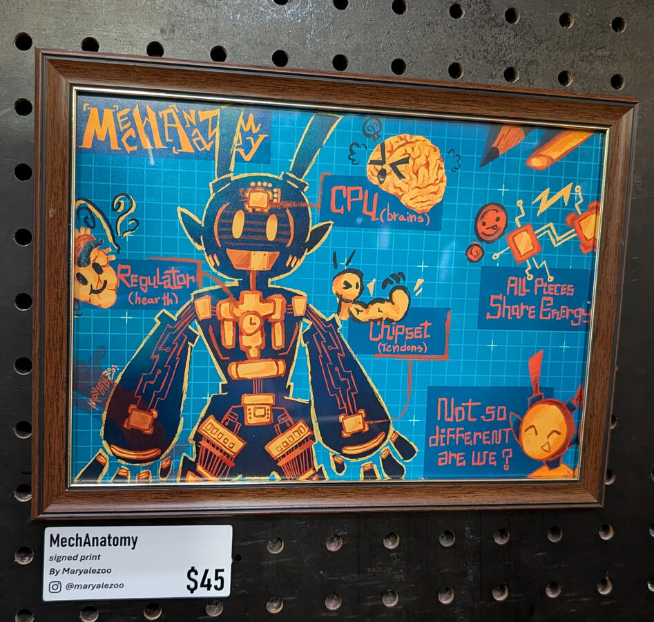 MechAnatomy ($45) signed print by Maryalezoo - @maryalezoo