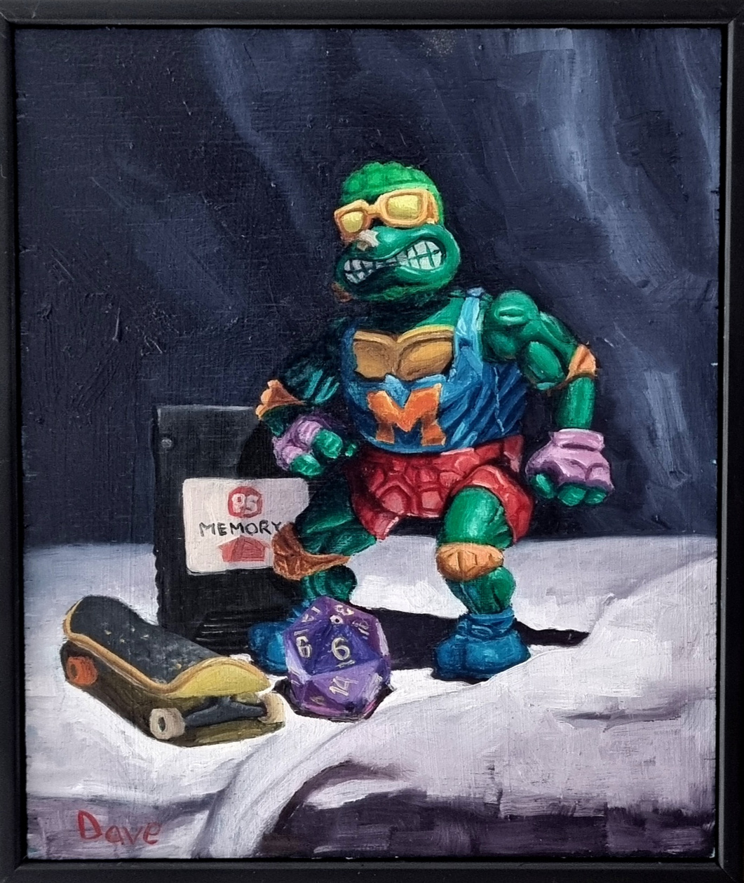 TMNT ($490) Oil on board by Dave Whitfield