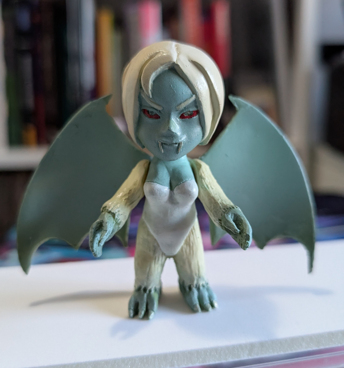 SIK BEASTS (White Angel) ($35 or $170 for full set) ORIGINAL RESIN FIGURES by Nik Sutila (MRNIK)