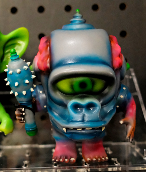 The Gronk ($100) Hand painted soft vinyl toy by Weird Kid Club 