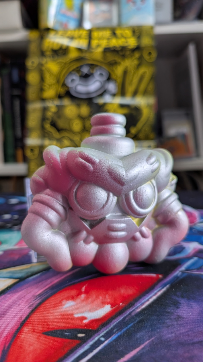 Owl Samurai Mech ($60) Resin and Spray Paint by ShallowLagoon